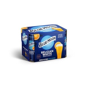 Blue Moon Cerveja Belgian White Ale Lata 350ML 12 Unidades