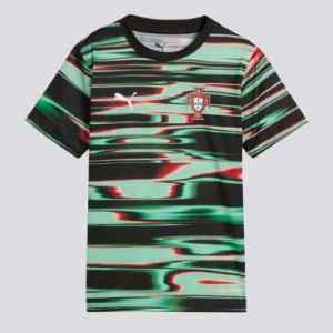 Camisa Juvenil Puma Portugal Pré-Jogo 2025 Unissex - 6a