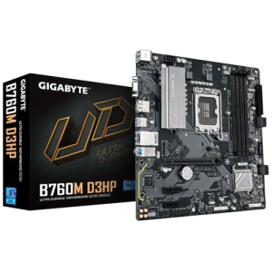Placa Mãe Gigabyte B760M D3HP (LGA 17004xDDR5HDMIDPVGAM.2USB 3.2)