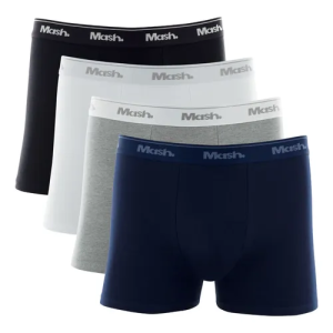 Kit com 4 Cuecas Mash Algodão Cotton