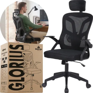 Cadeira De Escritorio Ergonomica Nr17 Glorious Marqs Home Giratoria Resistente Reforçada 180kg Confortavel Reuniao Mesh