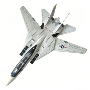Kit de Modelo de Avião de Combate F-14 Tomcat em Escala 172 Brinquedo de Exibição de Aeronave Militar Não Montado