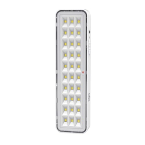 Luminária De Emergência 30 Leds 2w Elgin Bivolt Bateria Até 6 Horas Luz Branca Fria