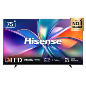 Hisense Smart Tv Uhd 4k Hi-qled 75" Polegadas 75q6qv Com Hdr10+, Dolby Atmos, Sports Mode, Game Mode Plus E Compatível Com Alexa
