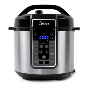 Panela De Pressão Elétrica 6 L Mastersteam Inox Midea Cor Cinza