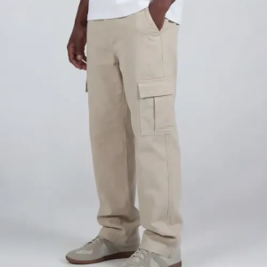 Calça Cargo Sarja 100% Algodão (8 cores)