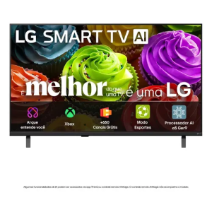 Smart TV HD 32" LG LB650 AI 2026 Processador α5 Ger9 HDR10 Xbox Bluetooth Wi-Fi AI Search Google Gemini Canais Grátis webOS 26 - 32LB650BPSA