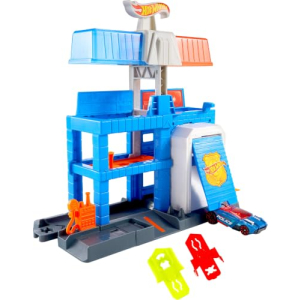 Kit Pista Hot Wheels City Torre de Polícia Mattel Temática com Prisão