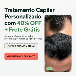CUIDE DO CABELO: 40% OFF em tratamentos na Manual + Frete grátis