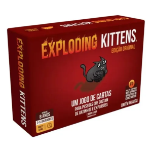 Jogo De Cartas Exploding Kittens - De 2 A 5 Jogadores - Galápagos