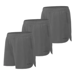 Kit 3 Shorts De Corrida Dry Alpha