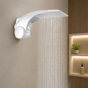 Chuveiro Eletrônico Lorenzetti Duo Shower Quadra Multitemperaturas 7500W Branco