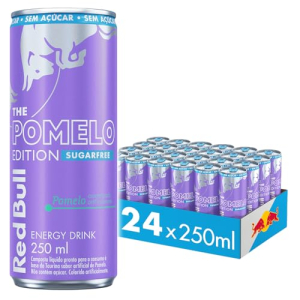 Pack com 24 Latas Red Bull Pomelo Edition Sem Açúcar 250ml