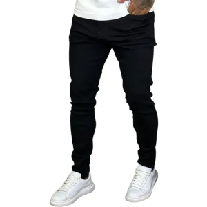 Calça Jeans Skinny Com Elastano Lycra