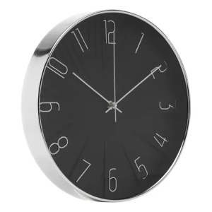 Relógio De Parede Wolff Modern Preto
