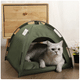 Imagem da oferta Casinha para gato Army green S 35x35cm