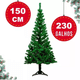 Imagem da oferta Arvore Natal 150cm Cheia 230 Galhos Cor Verde