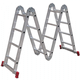 Imagem da oferta Escada de Alumínio Articulada 16 Degraus 423 Metros Com 13 Posições ESC0293 botafogo