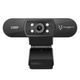 Webcam Husky Gaming Snow Preto Full HD 1080p 30 FPS Com Iluminação Foco Ajustável e Microfone Embutido - HGMN000