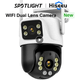 Imagem da oferta Hiseeu Câmera de Vigilância  4MP sem Fio, Lente Dupla, Wifi, Zoom Digital 4X