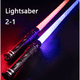 Imagem da oferta Brinquedo Sabre de Luz Star Wars LED Cosplay