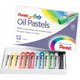 Imagem da oferta Pentel Giz Pastel Oleoso 12 Cores PHN-12