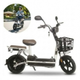 Imagem da oferta Bike Elétrica Scooter 48v 350w Bateria Removível Branca Top