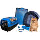 Imagem da oferta Kit Cachorro Pequeno Cama Comedouro Transporte Sanitario Completo – Lillo’s Pet
