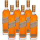 Imagem da oferta 6 Unidades Whisky Escocês Johnnie Walker Gold Reserve - 750ml