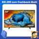 Imagem da oferta Smart TV DLED 50" 4K Toshiba 50C350NS VIDAA 3 HDMI 2 USB Wi-Fi - TB029M