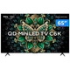 Imagem da oferta Smart TV 65" TCL 4K UHD MiniLED 120Hz Google TV AiPQ Google Assistente 4 HDMI 2 USB - 65C6K