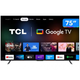 Imagem da oferta Smart TV 75” 4K LED TCL 75P735 VA Hands Free Wi-Fi Bluetooth HDR Alexa Google Assistente - TV 4K Ultra HD