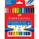 Imagem da oferta Canetinha Vai e Vem 12 Cores Faber-Castell 15.0112VVZF Multicor