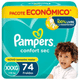 Imagem da oferta 2 Pacotes Fralda Pampers Confort Sec XXXG - 74 Unidades Cada