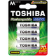Imagem da oferta Pilha Recarregável AA 1,2V 2600mah Toshiba 4 Unidades - TNH6GAE