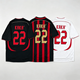 Imagem da oferta Camisa de Futebol Retrô KAKA 22 para Homens e Mulheres Camiseta Esportiva de Manga Curta para o Verão Coleção Stre