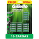 Imagem da oferta Carga Gillette Mach3 Sensitive - 16 Cartuchos