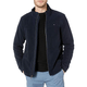 Imagem da oferta Tommy Hilfiger Jaqueta masculina clássica de lã polar com zíper frontal Azul marino G