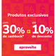 Imagem da oferta Ganhe 30% de Cashback Ame + Cupom com até 10% de Desconto no site da Obabox