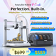 Imagem da oferta Impressora 3D ANYCUBIC Kobra 4Kobra 4 Combo com impressão rápida de 600mms até 8 cores APP de controle de secagem