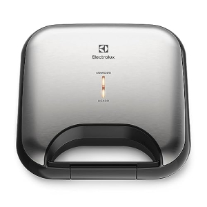 Sanduicheira Grill Chapa Ondulada Elétrico Electrolux Antiaderente Inox Esg20 127v
