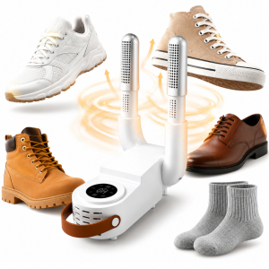 Secador De Sapato Inteligente Dobrável Tênis Elimina Umidade Mal Cheiro E Odor 110V 220V