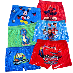 Kit 510 Cuecas Boxer Infantil (Tam. 1 a 3 anos)
