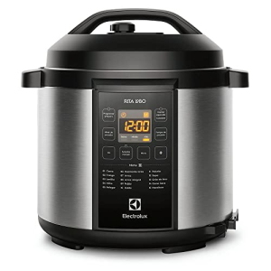 Panela De Pressão Elétrica Electrolux Por Rita Lobo 6l Preta Experience Digital (pcc20) 127v
