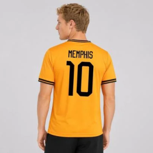 Camisa Holanda Retrô Laranja Mecânica 10 Memphis
