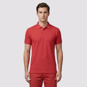 Polo Aramis Basica Piquet Log Vermelho
