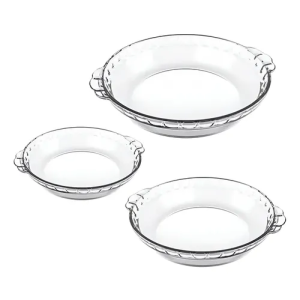 Conjunto De Formas Filetadas 3 Peças Transparente Marinex