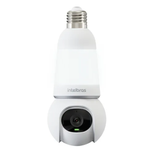 Câmera Lâmpada Intelbras Im6 Full Color 3mp 360 Wifi Interna Cor Branco