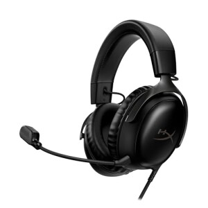 Headset Gamer HyperX Cloud III Compatível com PC PS5 Xbox Series X|S Drivers Angulados de 53mm Áudio DTS Micr