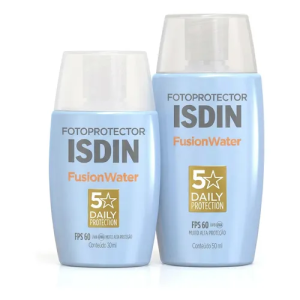 Isdin Fusion Water 80ml Kit: Fusion Water Sem Cor 50ml + Fusion Water Sem Cor 30ml